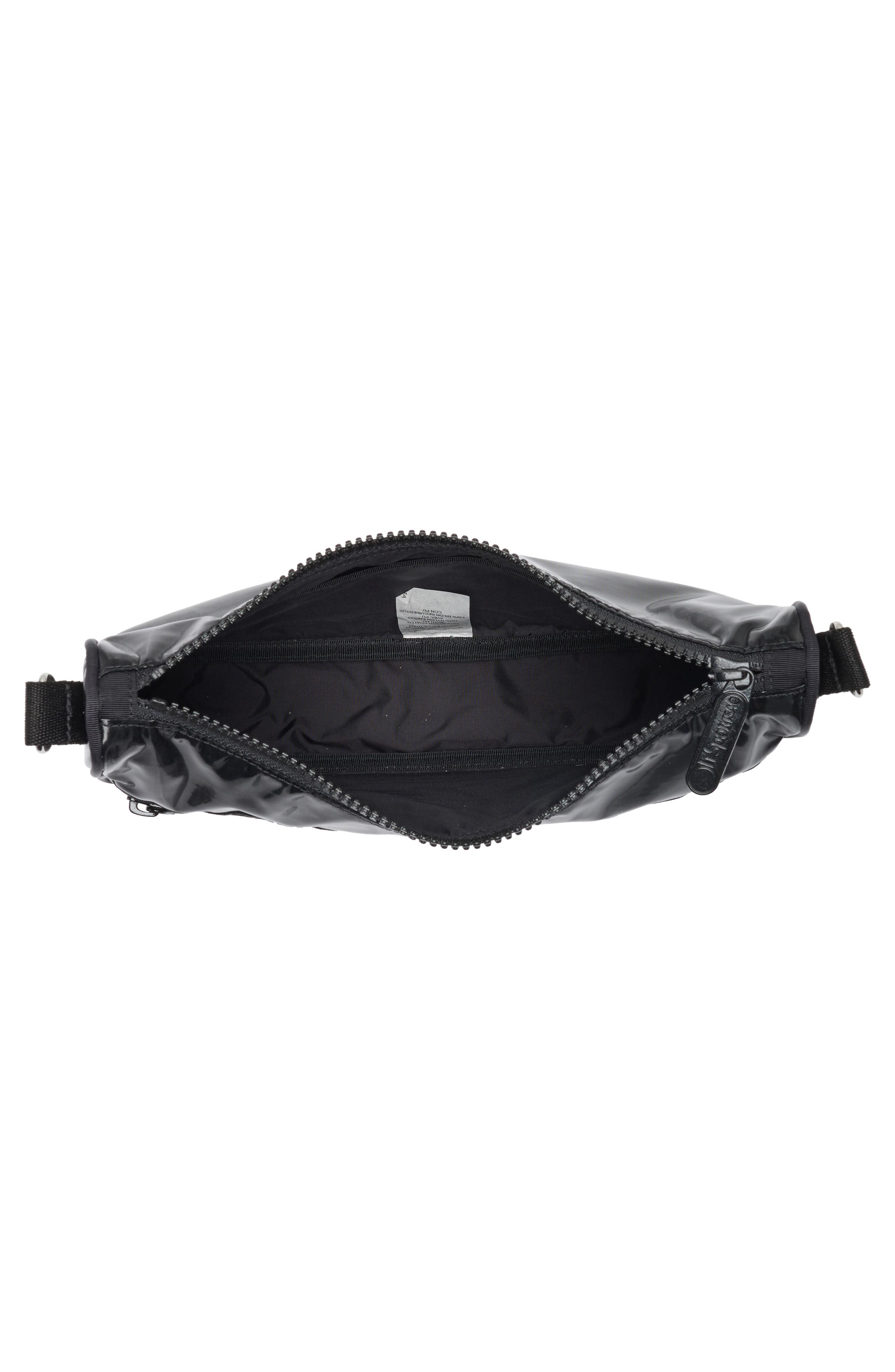 LeSportsac Small Convertible Shoulder Bag, Alternate, color, Black Shine
