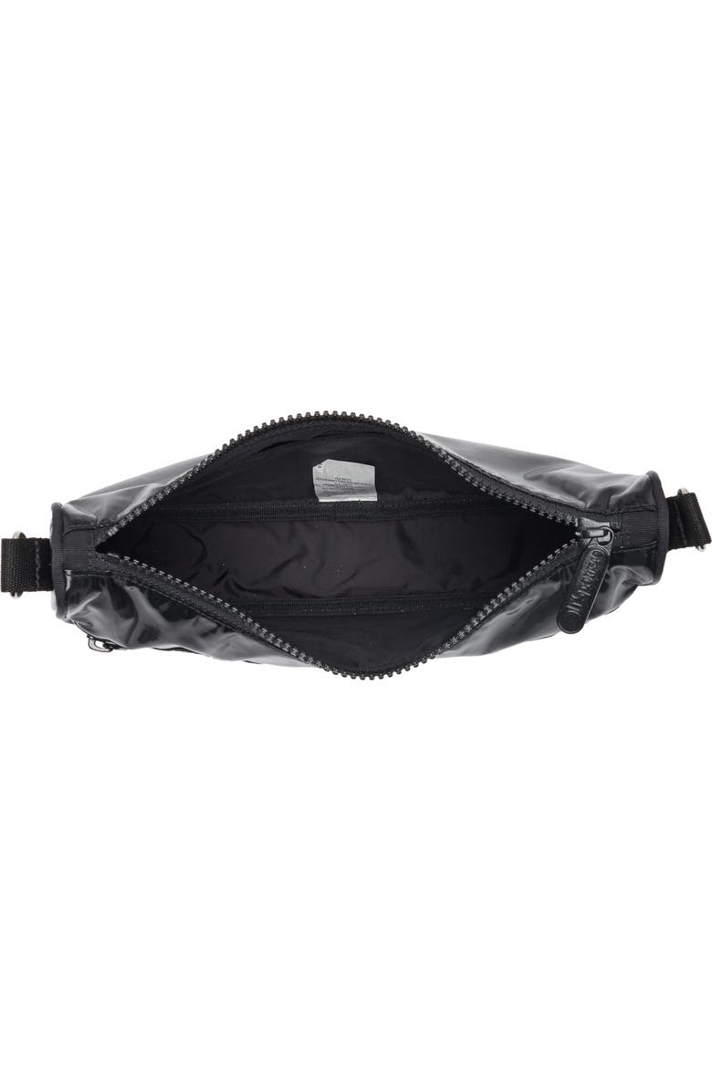 LeSportsac Small Convertible Shoulder Bag, Alternate, color, Black Shine