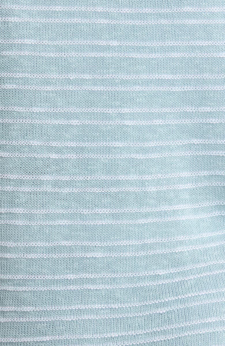 Eileen Fisher Bateau Neck Stripe Sweater, Alternate, color, Breeze