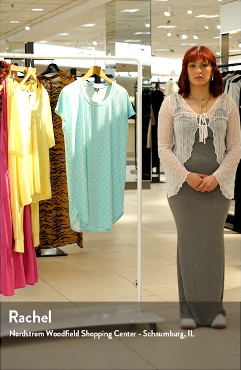 Jessie Stretch Jersey Sleep Shirt, sales video thumbnail