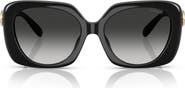 COACH 55mm Gradient Square Sunglasses