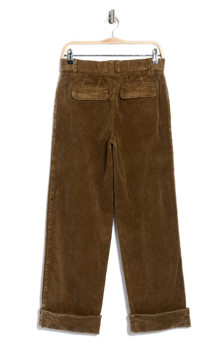 Democracy 'Ab'Solution Skyrise Wide Leg Corduroy Pants, Alternate, color, Washed Golden Olive