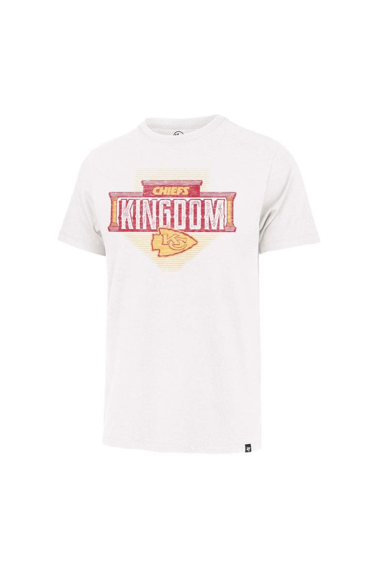 Men's '47 White Kansas City Chiefs Regional Franklin T-Shirt, Alternate, color, White