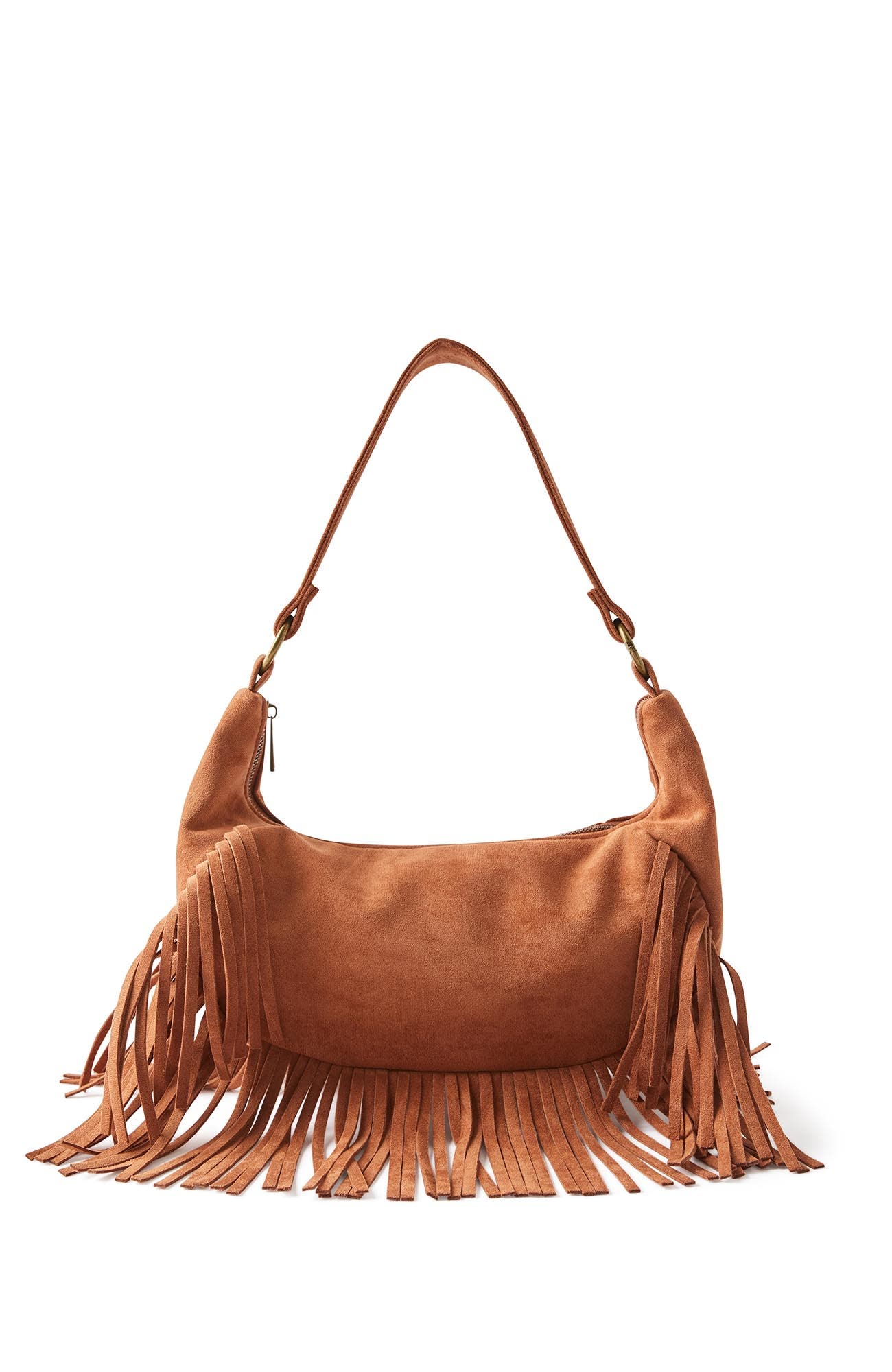 Rubi Shoes Dahlia Fringe Underarm Bag, Main, color, 
