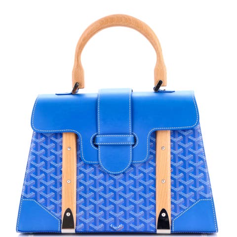 Saigon Top Handle Bag Coated Canvas with Leather MM