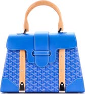 Pre-Owned Goyard Saigon Top Handle Bag Coated Canvas with Leather MM