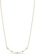 Zoë Chicco 14K Yellow Gold Diamond Dash Necklace