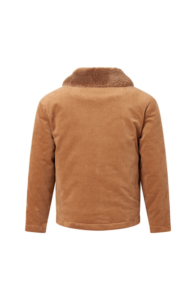 Rachel Riley Cord Shearling Jacket, Alternate, color, Camel