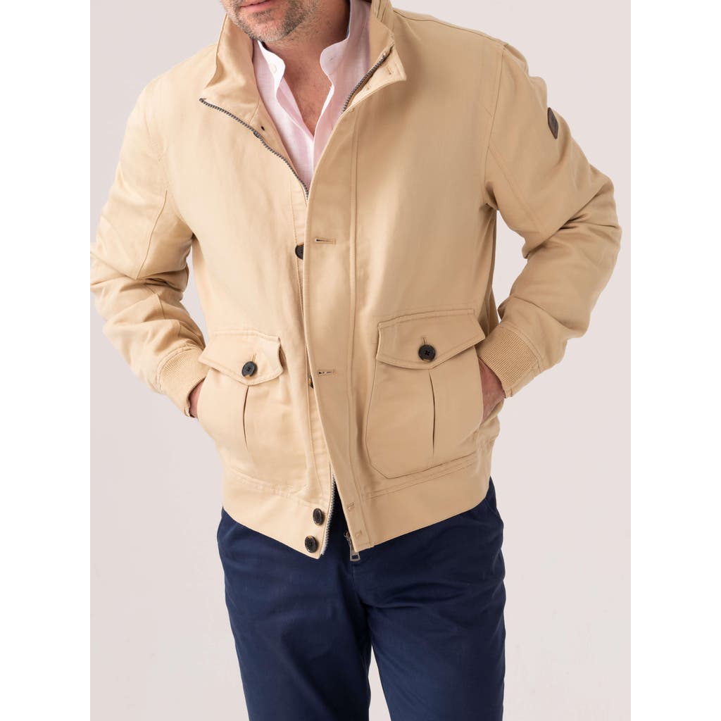 Koy Clothing Bomber Style Ranger Jacket in Beige  product