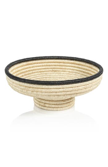 Zodax Matera Coiled Footed Bowl In Multi