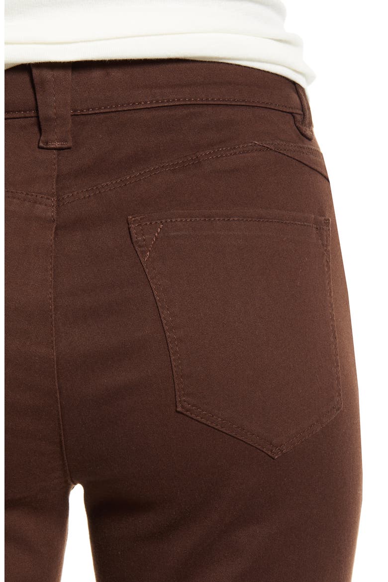High Waist Ankle Skinny Pants, Alternate, color, COLD BREW