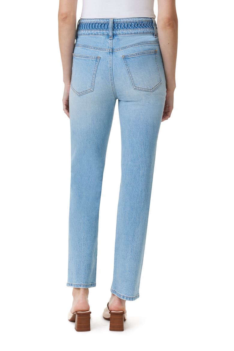 High Waist Tapered Jeans, Alternate, color, FJORD