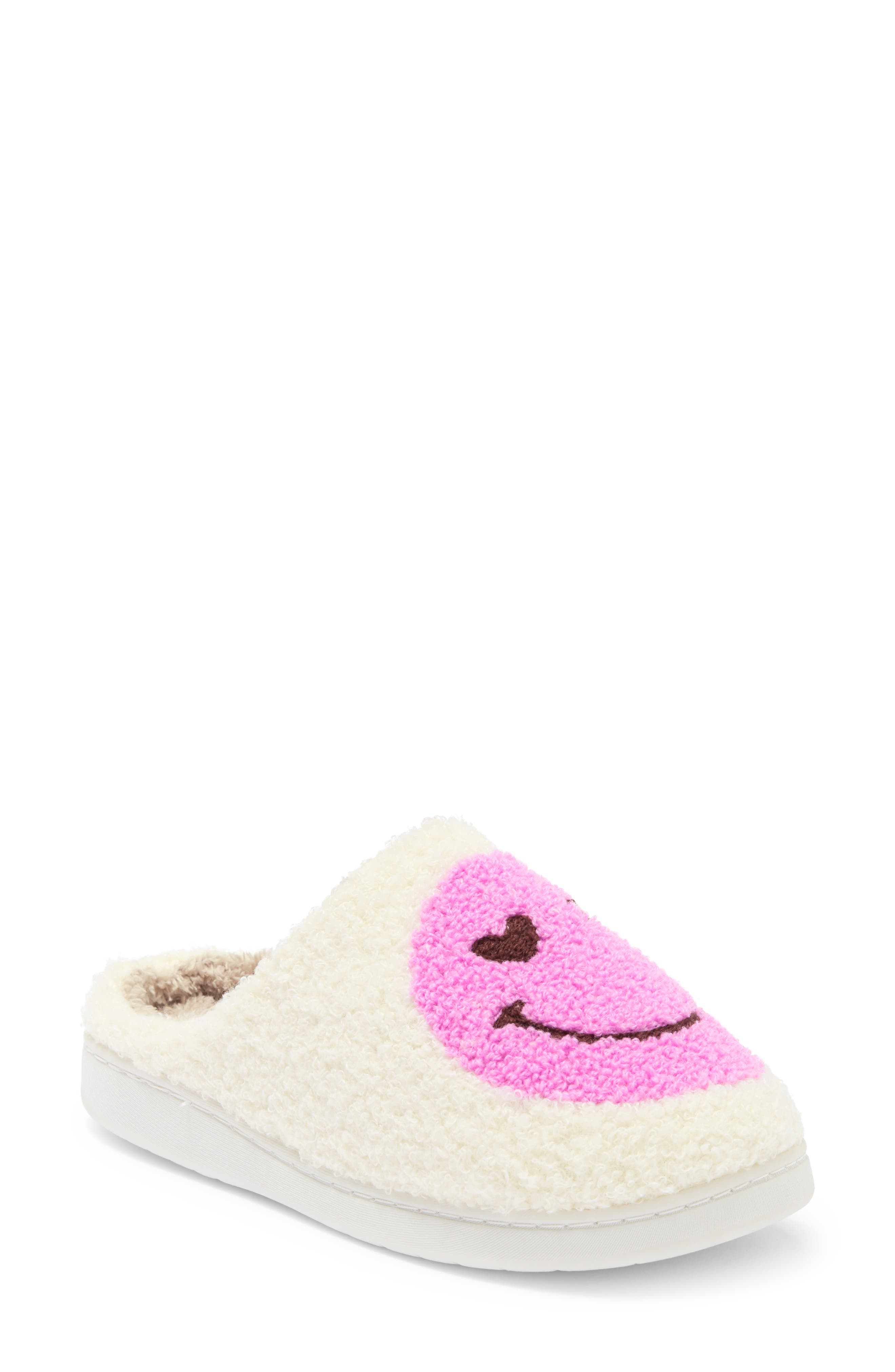 MIA Cozi Slipper, Main, color, Pink Heart Happy