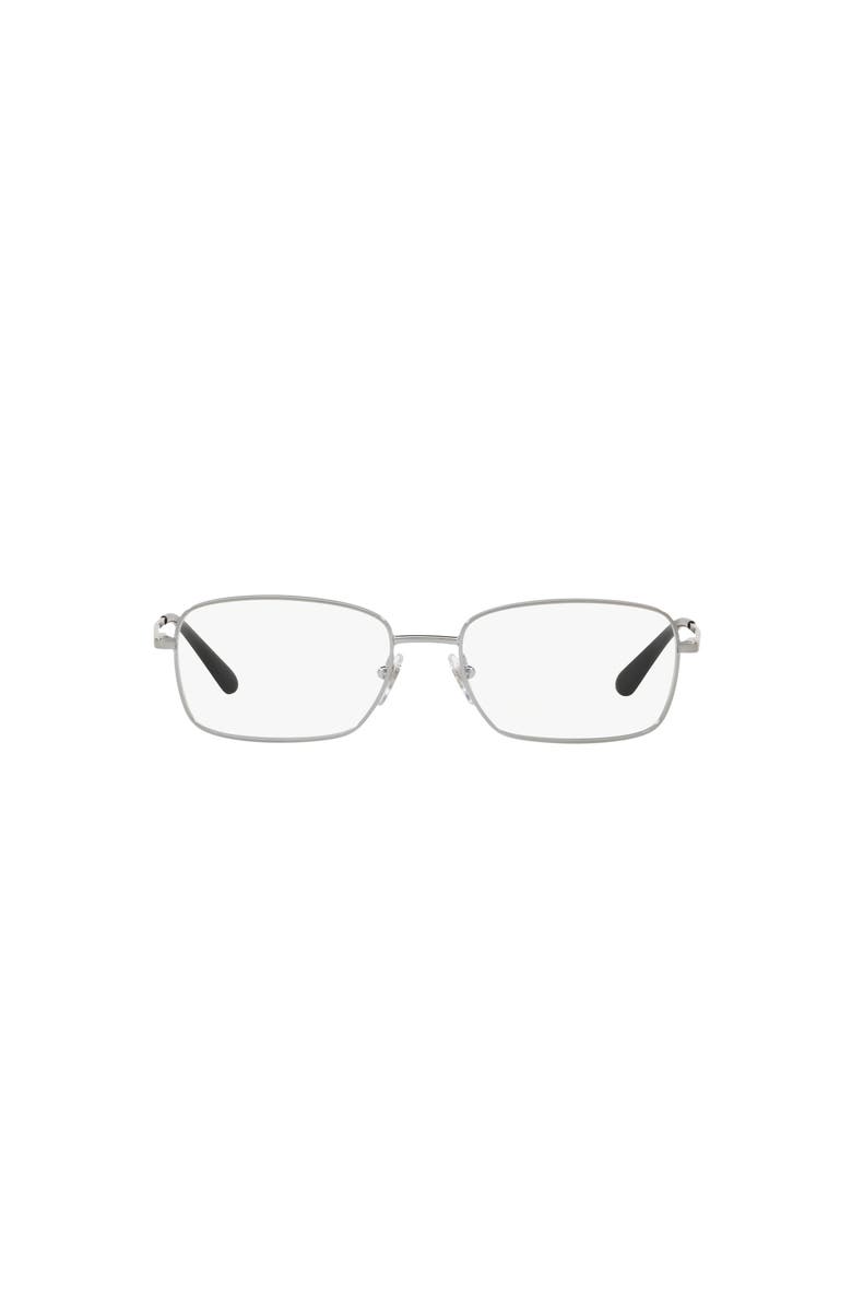 Sferoflex 54mm Rectangle optical glasses, Alternate, color, Silver