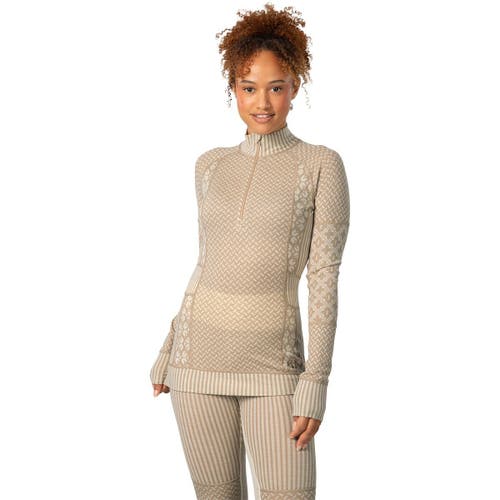 Kari Traa Smekker 1/2-zip Top In Neutral
