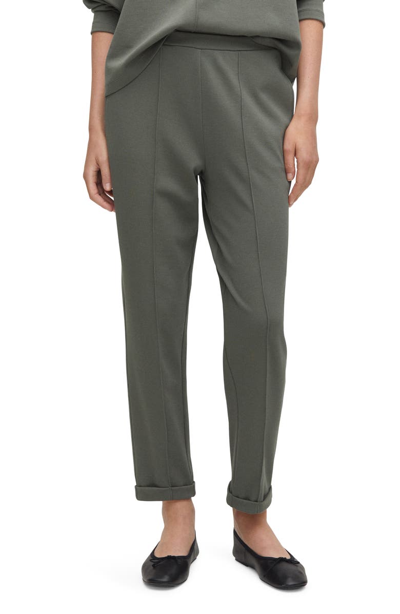 MANGO Cuffed Seam Detail Lounge Pants, Main, color, 