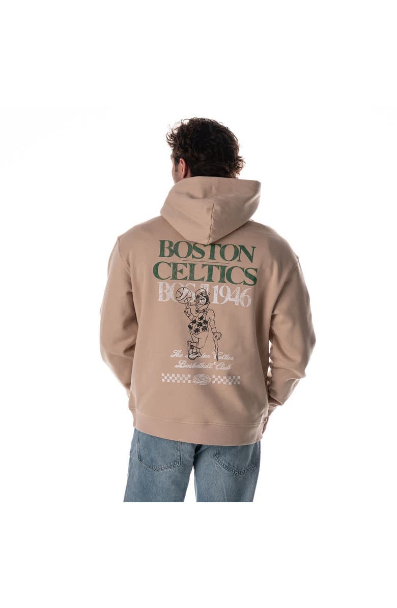 THE WILD COLLECTIVE Unisex The Wild Collective  Tan Boston Celtics Mantra Premium Hoodie, Alternate, color, Tan