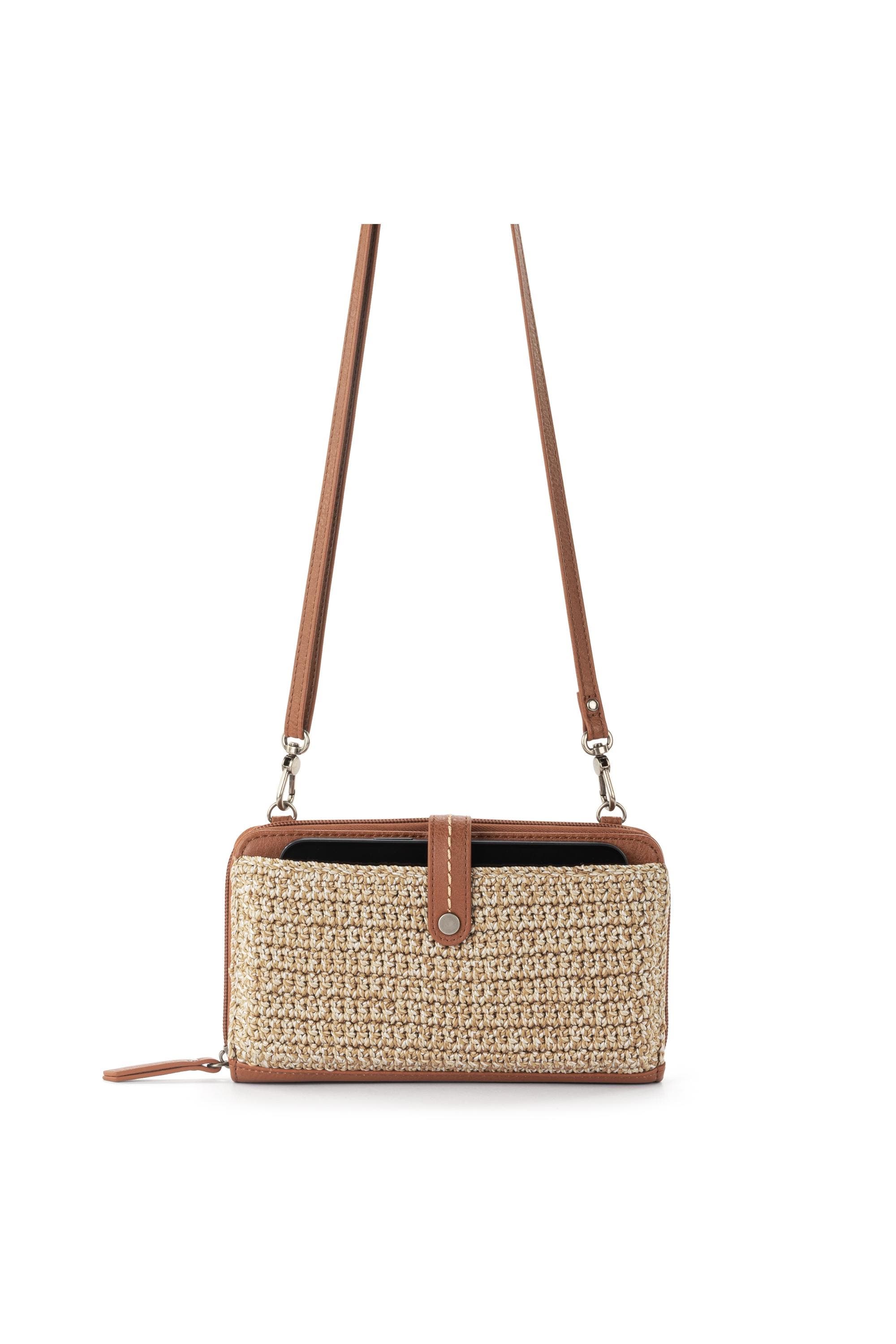 Iris Smartphone Crossbody Bag, Alternate, color, Bamboo Static