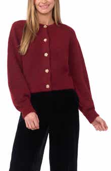 Ted Baker Fina Fuzzy Crewneck Cardigan