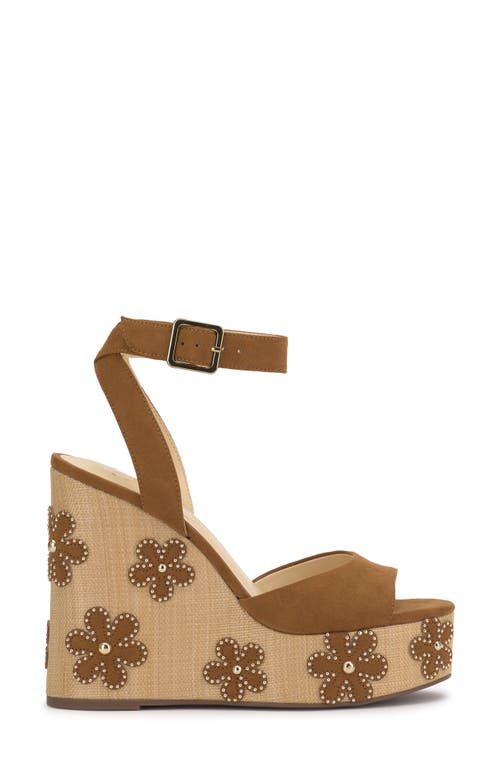 Jessica Simpson Kamindi Ankle Strap Platform Sandal In Tuscan Tan