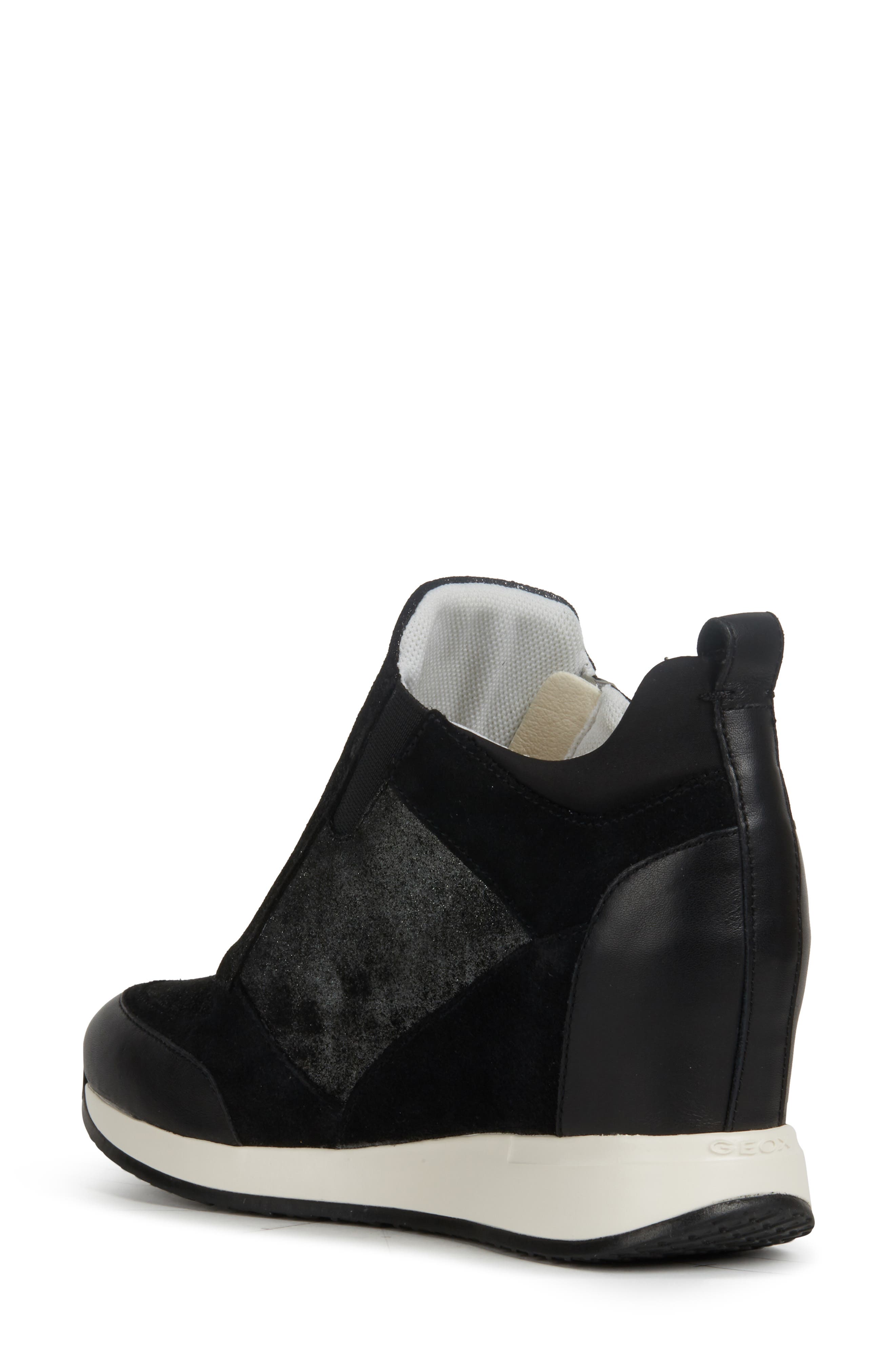 Geox Nydame Wedge Sneaker, Alternate, color, 
