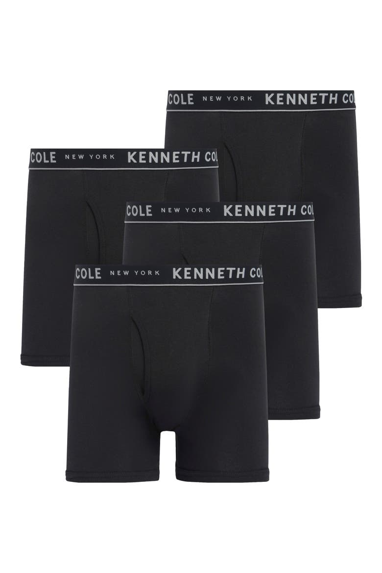 4-Pack Boxer Briefs, Main, color, BLACK PK