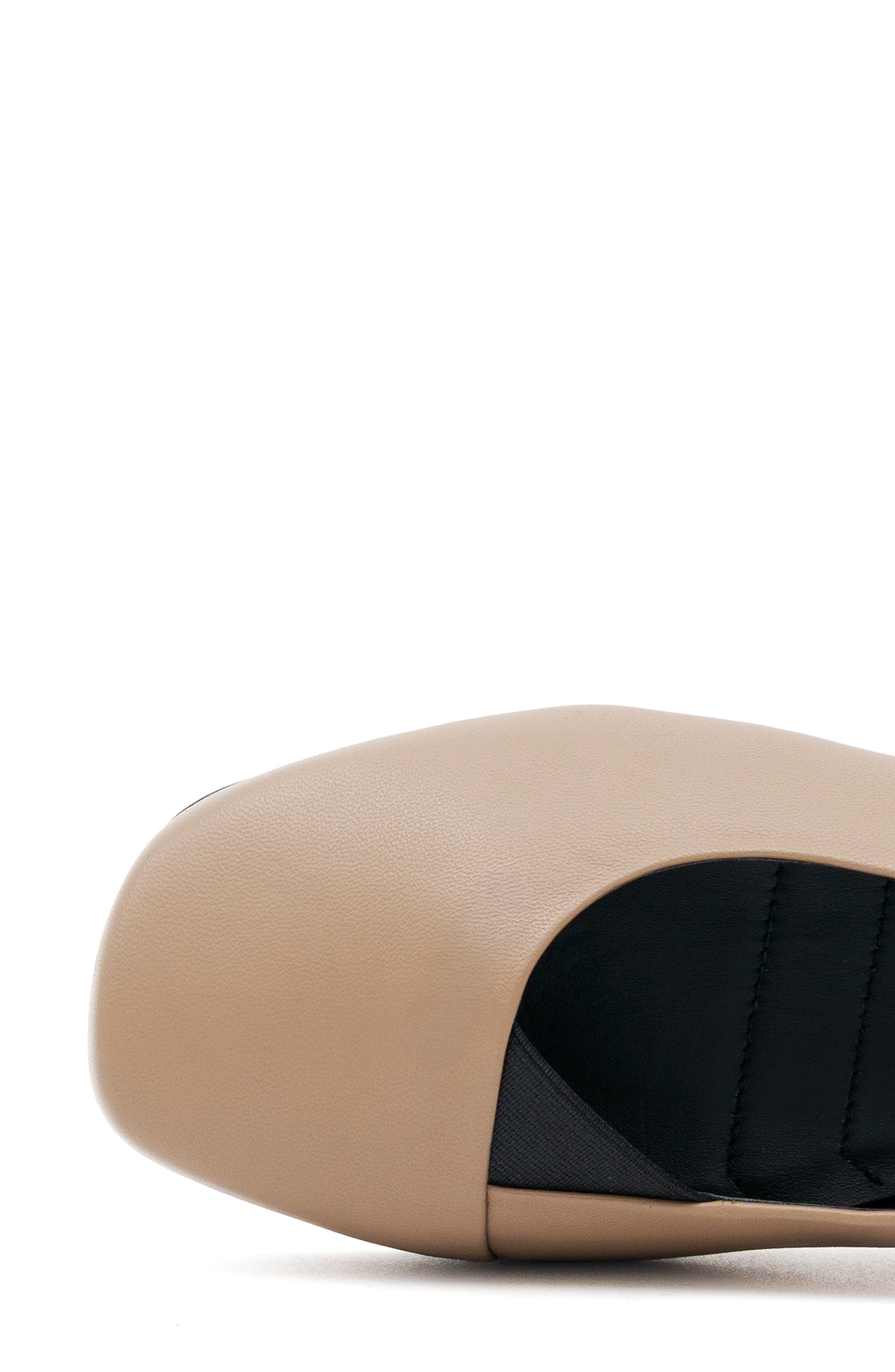 Sabbitato Leather Flat, Alternate, color, TAUPE
