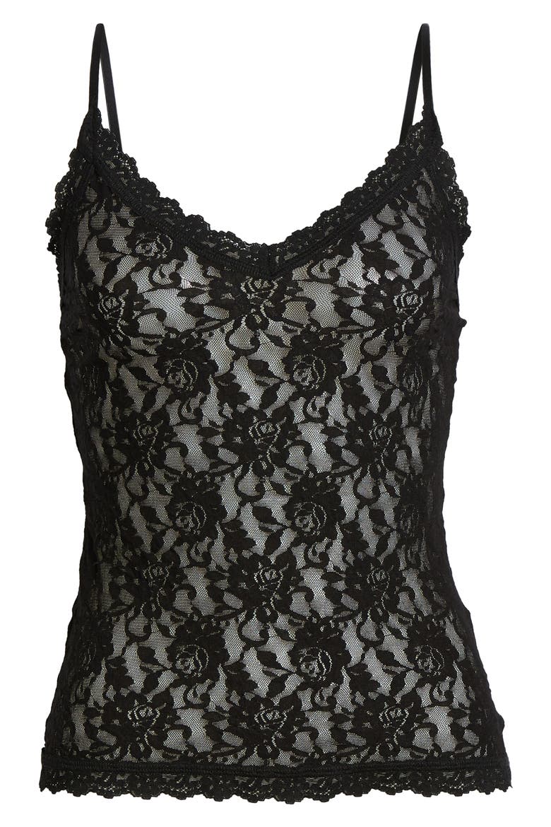 Lace Camisole, Alternate, color, BLACK