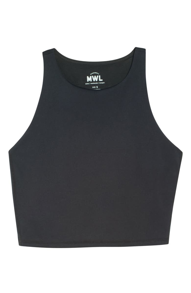 Madewell MWL Form Racerback Crop Top, Alternate, color,