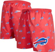 PRO STANDARD Men's Pro Standard  Red Buffalo Bills Allover Print Mini Logo Shorts