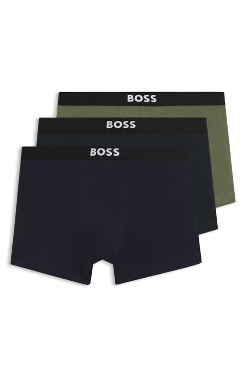 Assorted 3-Pack ONE Stretch Cotton Trunks