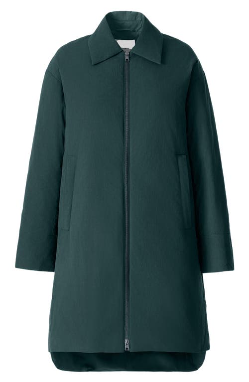Soia & Kyo Laleh 700 Fill Power Down Longline Coat In Green