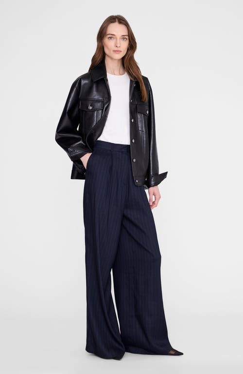 ANINE BING Rory Leather Jacket in Black at Nordstrom, Size X-Small