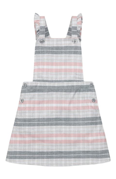 Baby Girls' Organic Ruffle Strap Skirtall, Infant