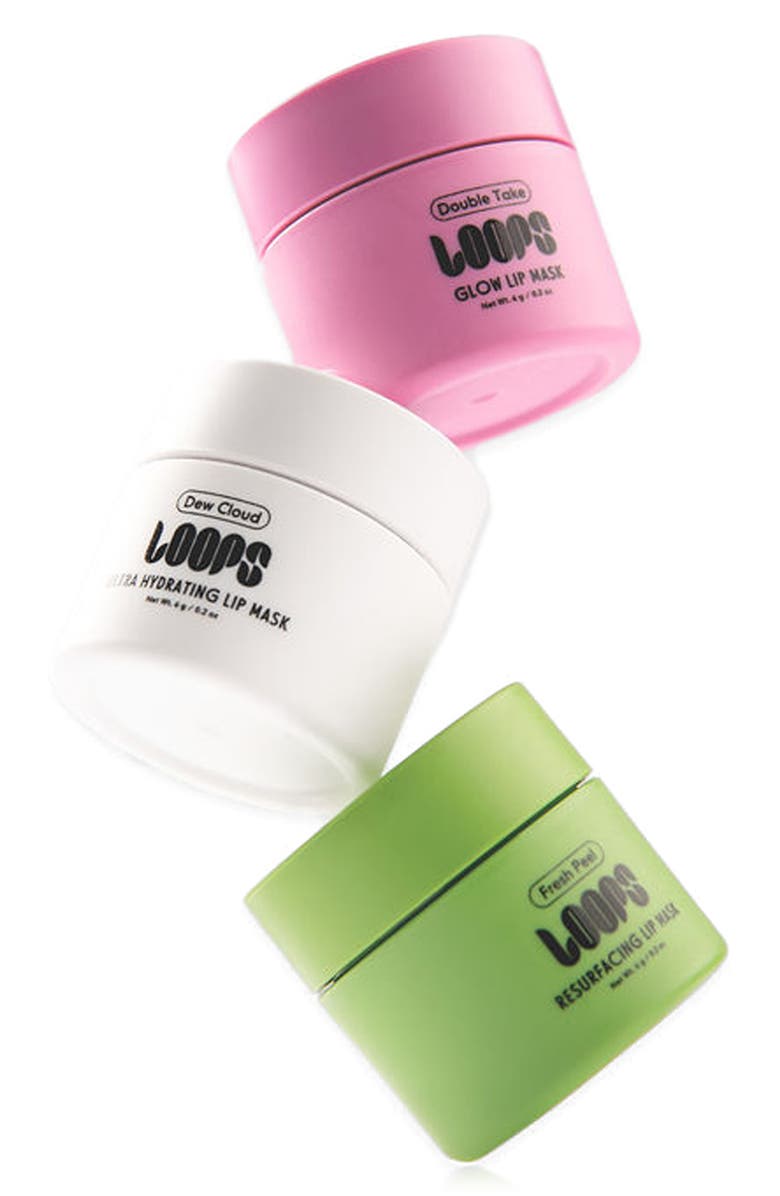 LOOPS Luxe Lips Trio Mini Lip Mask Set, Main, color, Gradient