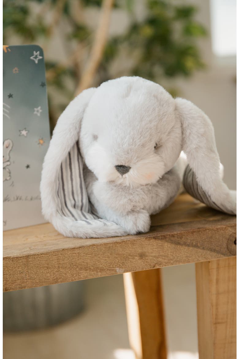 Little Nibble Bloom Bunny Plush Toy, Alternate, color, GREY