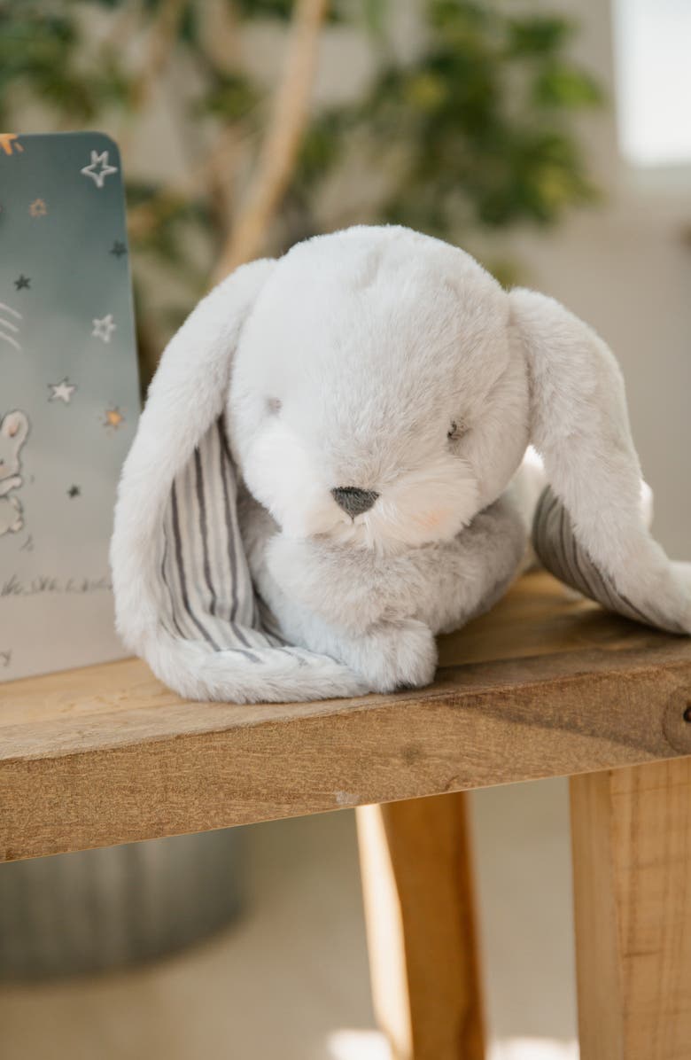 Bunnies by the Bay Little Nibble Bloom Bunny Plush Toy, Alternate, color, Grey