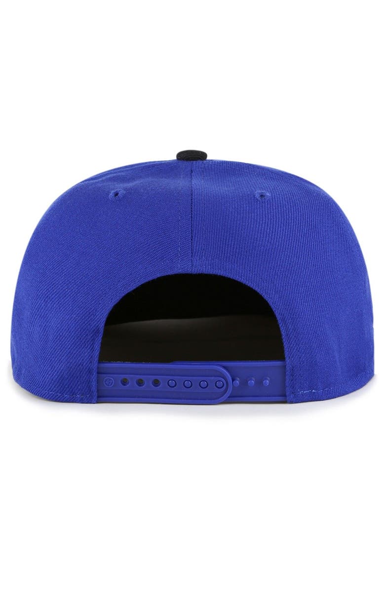'47 Men's '47 Royal Los Angeles Dodgers 2022 City Connect Captain Snapback Hat, Alternate, color, 