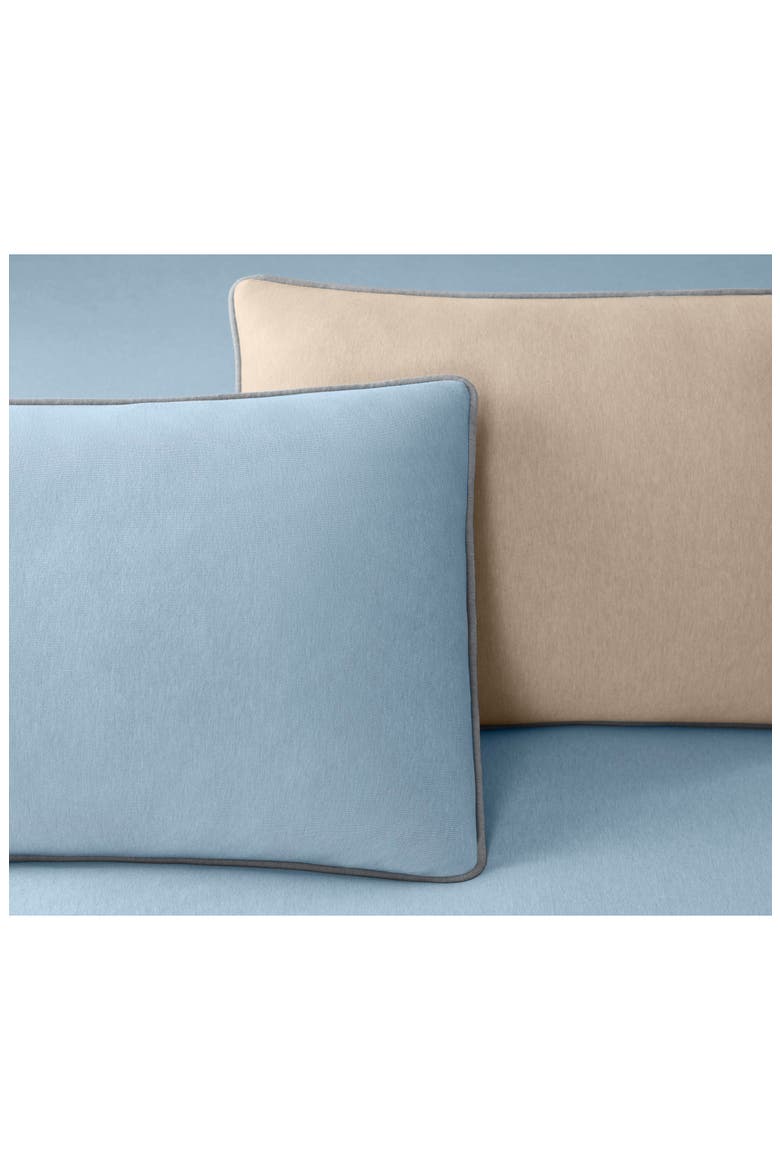 Snuggle Comforter Set, Alternate, color, BLUE/TAUPE