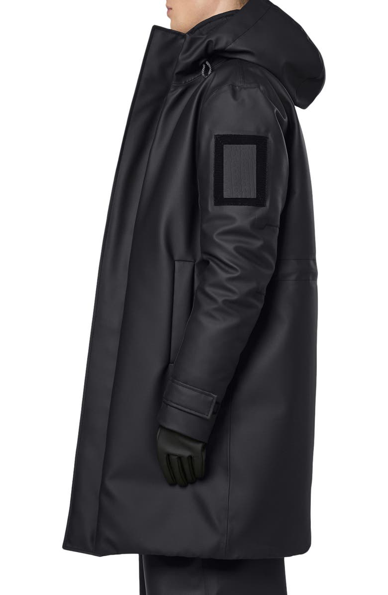 Rains Glacial Waterproof Overcoat, Alternate, color, 