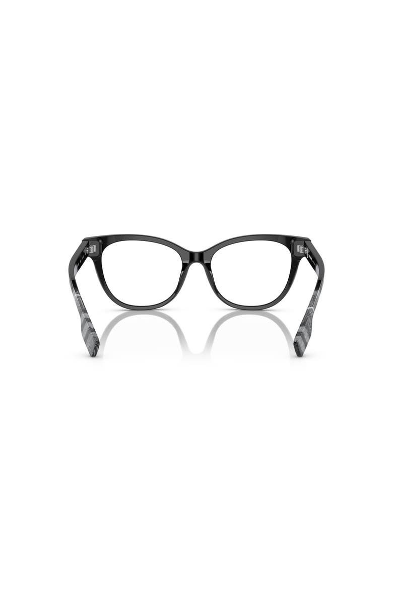 Burberry 53mm Cat Eye optical glasses, Alternate, color, Black