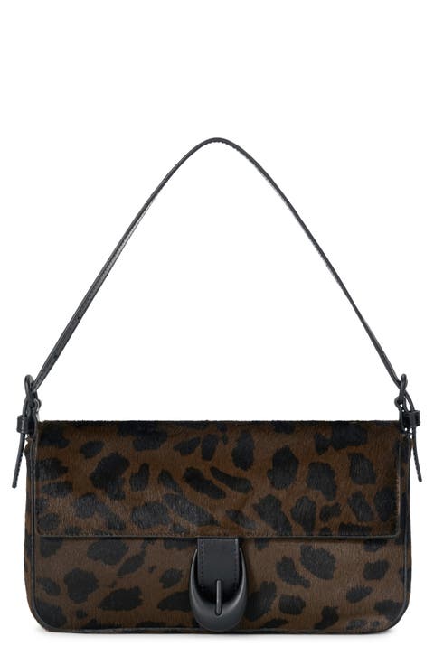 Harlow Genuine Calf Hair Shoulder Bag