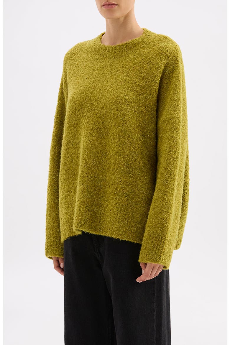 Elias Knit Sweater, Alternate, color, Matcha