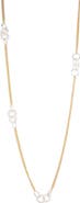 NORDSTROM RACK Slinky Ring Station Chain Necklace