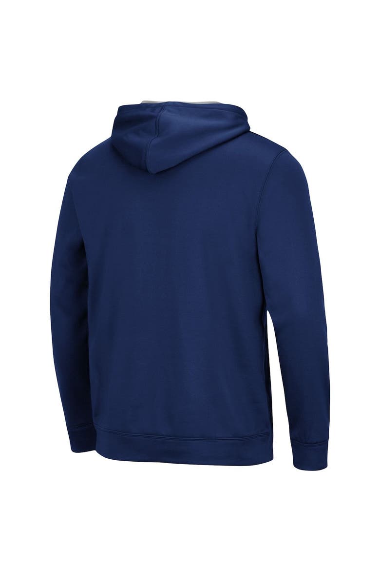 Men's Colosseum Navy Georgia Tech Yellow Jackets Sunrise Pullover Hoodie, Alternate, color, Navy