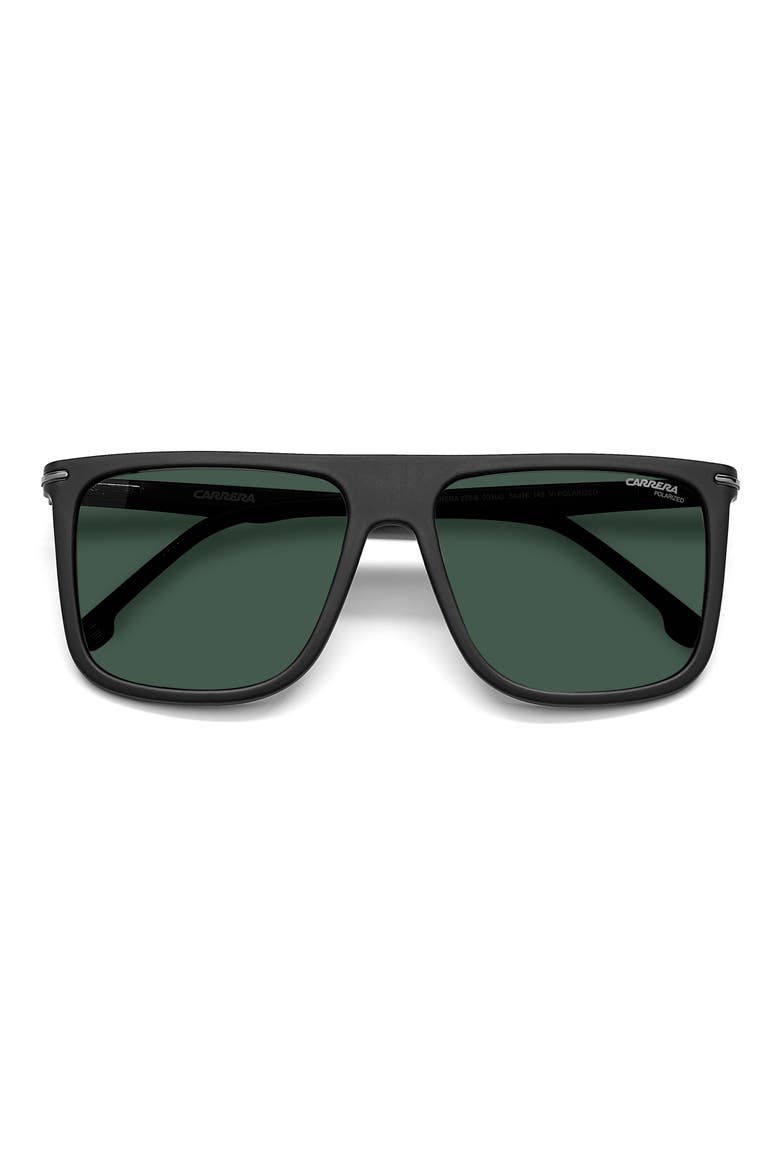 Gradient Oversize Rectangular Sunglasses, Main, color, BLACK