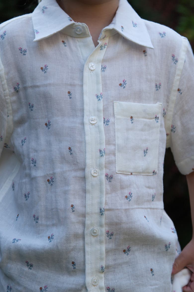 Collar Shirt, Alternate, color, Off White
