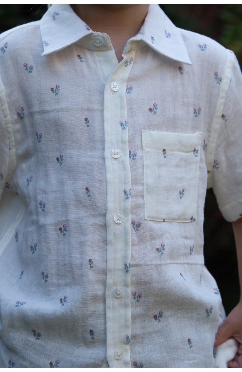 Beet World Collar Shirt, Alternate, color, Off White