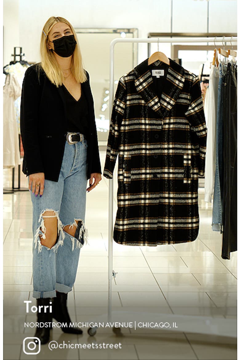 Shawl Good Plaid Longline Coat video