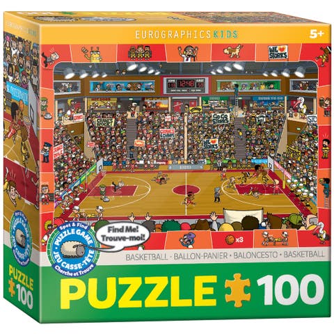 Spot & Find Basketball Puzzle, 100 Pieces